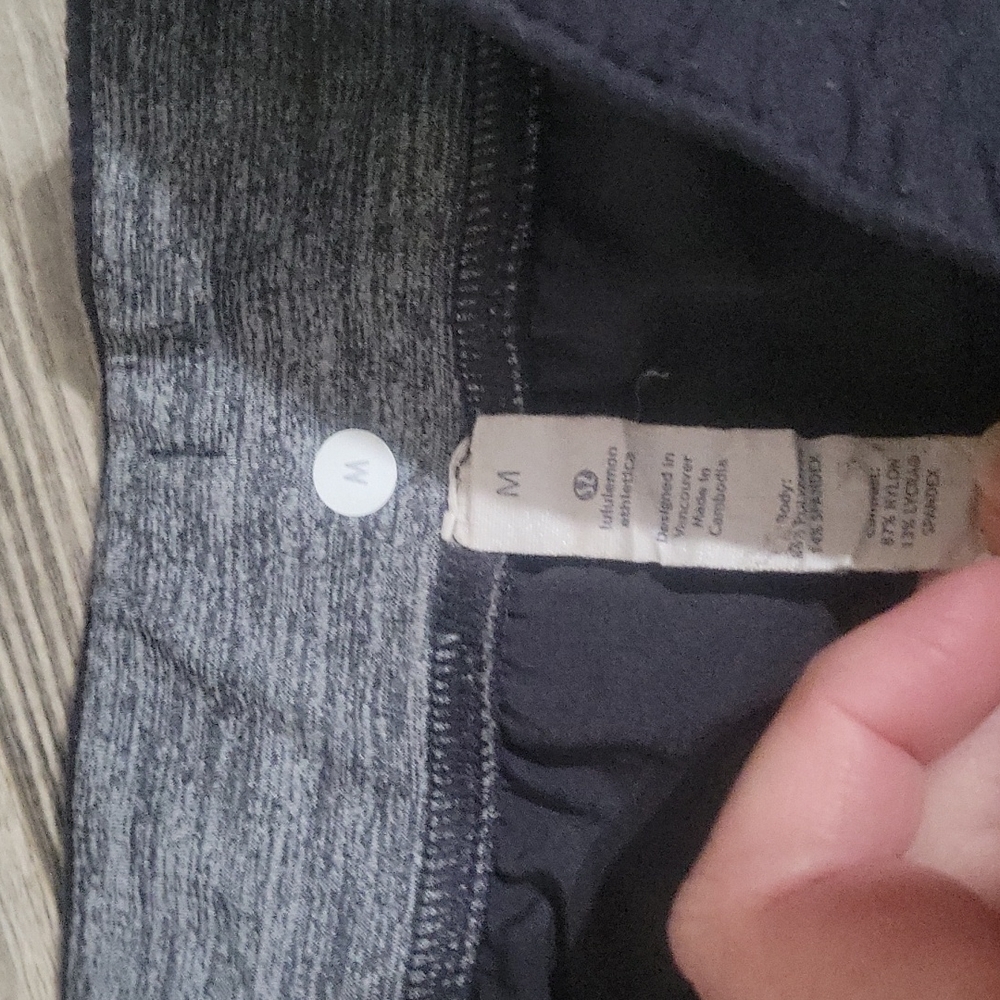 Lululemon Mens Running Short Black Medium - Picture 4 of 8